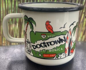 Dogtown Coffee Enamelware White Mug - Image 2